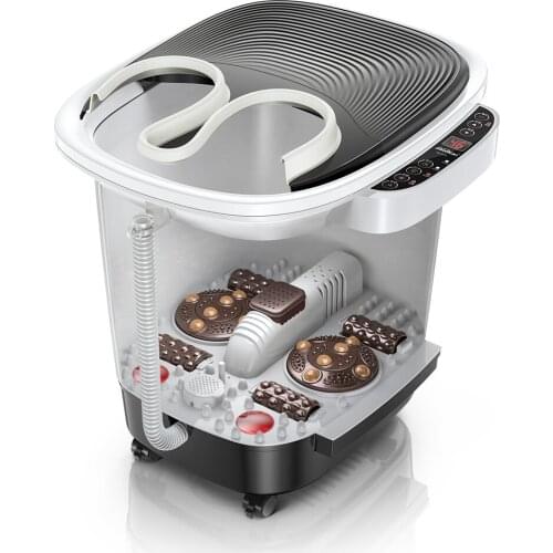 Wu Xin And Zhang Jiani Foot Bathtub With The Same Kind Of Foot Artifact Over Calf, Foot Washing, Electric Massage, Heating And S