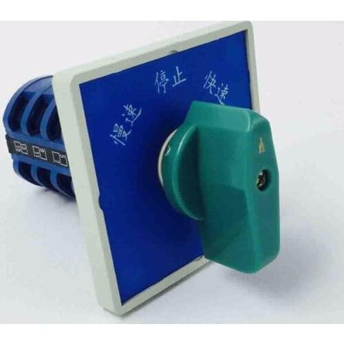 Universal Change-over Switch LW8-20 5.5S1/4 Control Electric Machinery Four Section High And Low Speed Silver Point