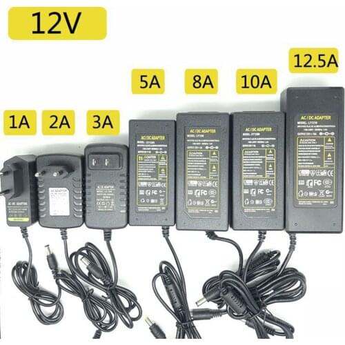 AC DC 5V 24V 12V Power Adapter Supply 1A 2A 3A 5A 6A 8A 220V To 5V 12V 24V Universal Power Adapter AC 220V LED Driver Strip Lamp