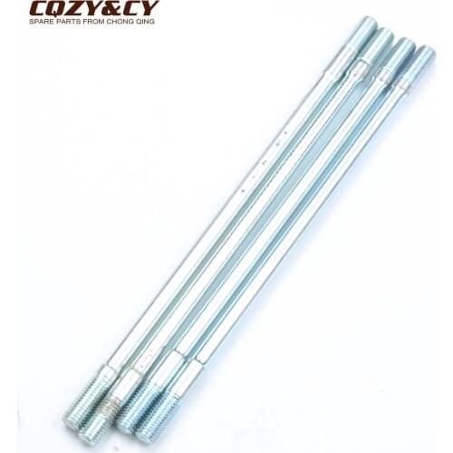 4pc M7 Cylinder Bolt Pin Stud for GY6 50cc 60cc 80cc 100cc 139QMB 139QMA 4 stroke 7mm