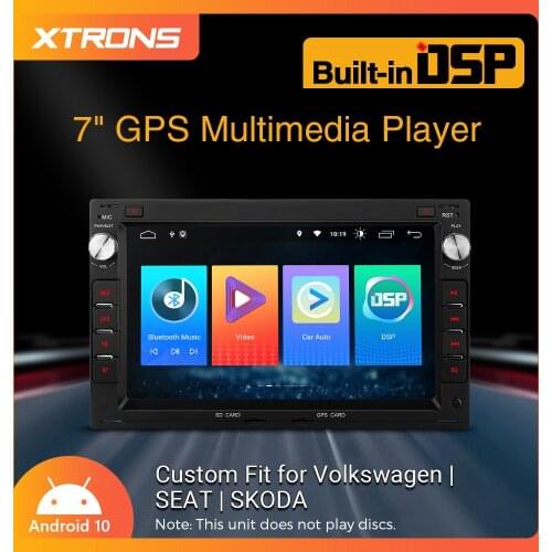 XTRONS 7 inch Touch Screen Android 10.0 Car Radio Stereo Multimedia DVD Player GPS for Volkswagen / SEAT / Skoda