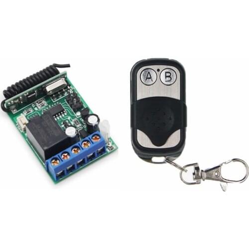 DC12v 24V Time-Delay Wireless Remote Control Switch Control Alarm, Horn Light, Access Control Lock, Motor Relay