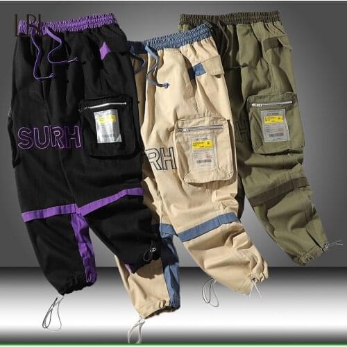 Mens Cargo Pants Men Casual Multi-Pocket Military Tactical Pants Male 2021 New Outwear Long Trousers Resistant Jogger Sweatpants
