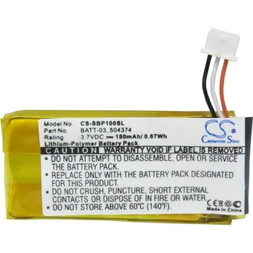 CameronSino for SENNHEISER D10 DW Office DW Office ML DW Pro 1 MB Pro 2 OfficeRunner Pro 1 Pro 2 SD Office ML BATT-03 battery