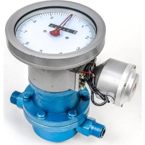 4-20mA Pulse Output Digital Oval Gear Flow Meter For marine fuel