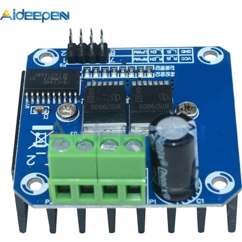 Double BTS7960 B BTS7960B DC 43A Stepper Motor Driver Module H-Bridge PWM Module For Arduino Smart Car