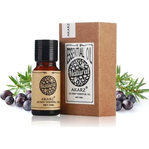 AKARZ Famous brand natural juniper Essential Oil Treatment of acne Skin inflammation and convergence pores juniper Oil