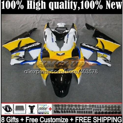 Body For HONDA CBR893RR CBR900RR CBR 893RR 1994 1995 1996 1997 31CL.59 CBR900 CBR893 CBR 893 RR 94 95 96 97 Fairing Yellow white