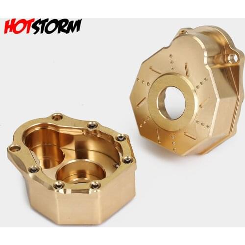 Brass Metal Housing Portal Drive Counterweight 2pcs/4pcs for 1/10 RC Crawler TRX-4 TRX6 8251 Upgrade Parts