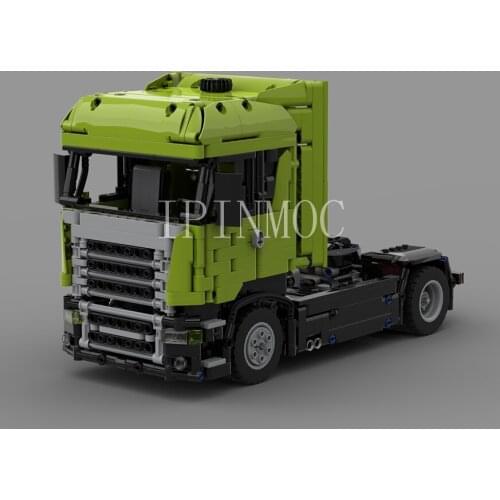 Moc-61165 small Scania truck static version boy Christmas gift technology assembly difficult spell