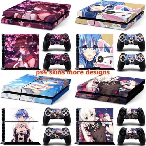 PVC Skin Sticker for PS4 Console and 2 Controllers stickers for ps4 skins sticker for ps4 console sticker