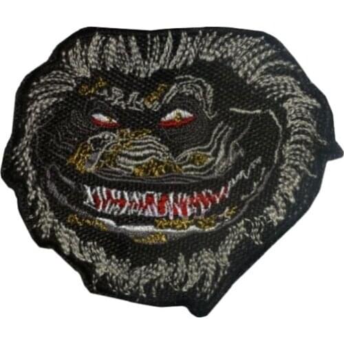3.35'' Critters Face Embroidered iron on and sew on Patch Space Creatures Horror Movie Series Gremlins