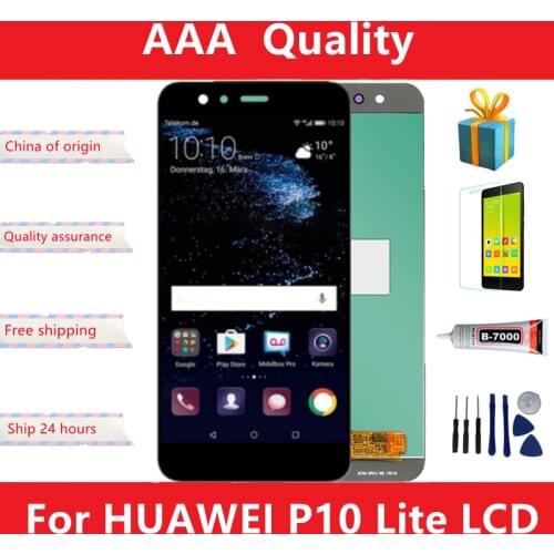5.2" Original LCD With Frame For HUAWEI P10 Lite Lcd Screen For HUAWEI P10 Lite WAS-LX1 WAS-LX1A WAS-LX2 WAS-LX3 Display Replace