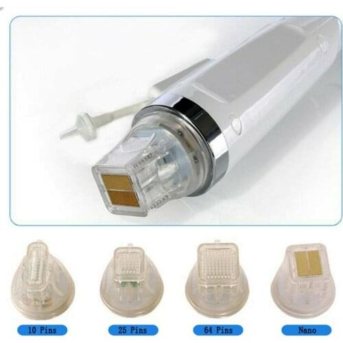 Replace Disposable Microneedle Cartridge Gold Plated 10/25/64/nano pin Tips for Micro Needle RF Machine Anti Acne Stretch Marks