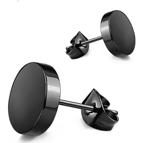 Earrings Girl Student jewelry drop stud for women New magnetic round star women earrings stone