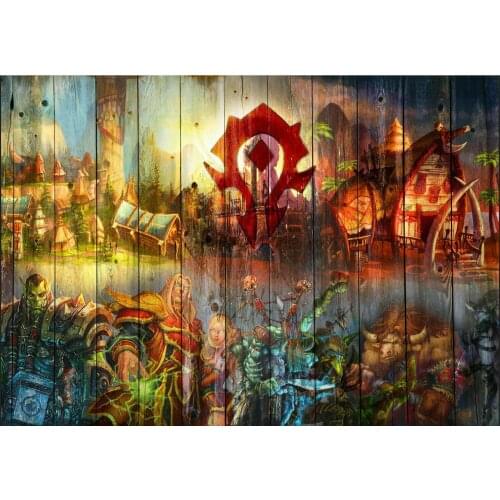 World of Warcraft Wow Alliance Art Film Print Silk Poster Home Wall Decor 24x36inch