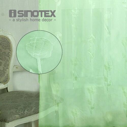 Rose Flowers Window Screening Curtain 140x240cm For Living Room Bedroom Voile Fabric Floral Purdah Home Decor Drap 1PCS/Lot