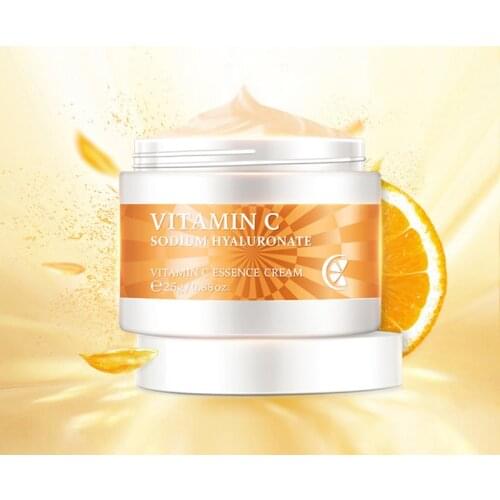Vitamin C Essence Face Cream Hyaluronic Acid Moisturizer Anti Wrinkle Anti Aging Nourishing Serum Whitening Cream Skin Care
