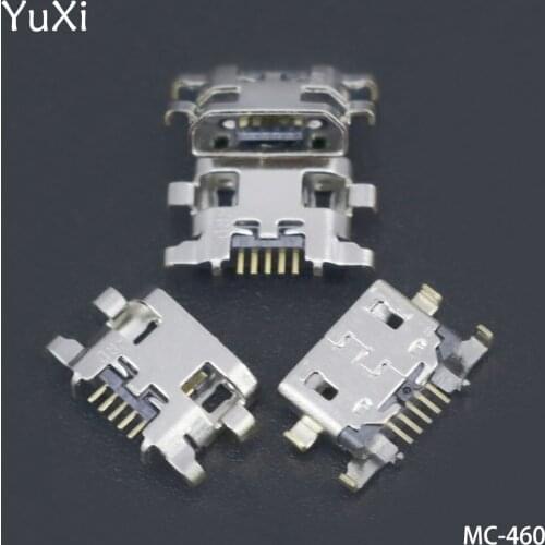 YuXi 100pcs/lot For Lenovo Vibe A7020 K52t38 K52e78 K5 Note For Meizu Micro mini USB jack socket charging Port Dock Connector