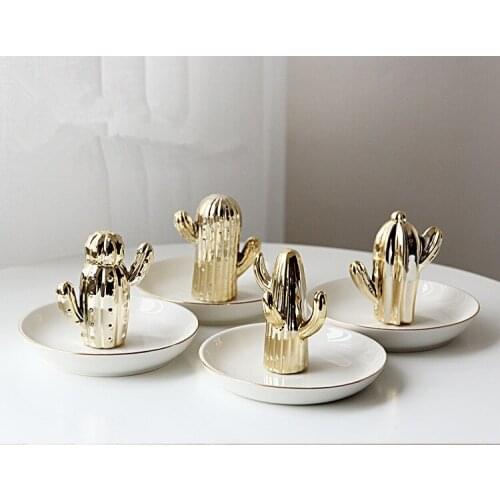 1PC Mediterranean Style Jewelry Trays Ceramic Anchor Pineapple Food Plate Rings Bracelets Holder Dish Storage Tray Gifts ME 026