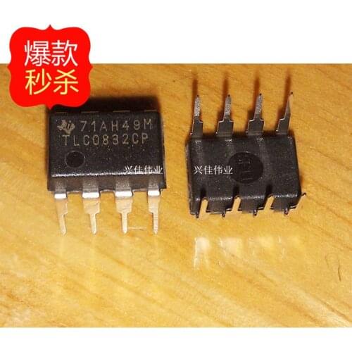 10PCS New original authentic TLC0832 TLC0832CP DIP8 8 -bit converter