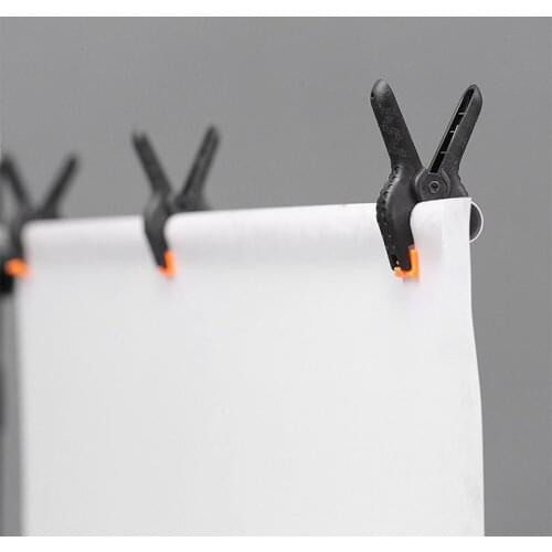 4pcs 2/3/4 inch Adjustable Strong Clip Nylon Spring Clamps for Photography Studio Background Backdrops Fixed Clip Accessories