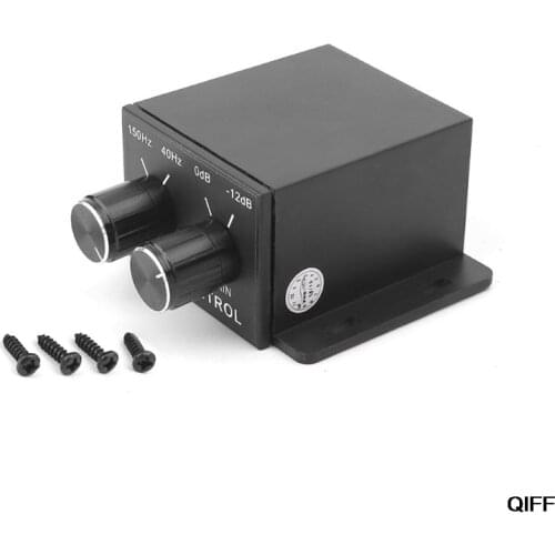 Car Audio Regulator Amplifier Bass Subwoofer Stereo Equalizer Controller 4 RCA May06