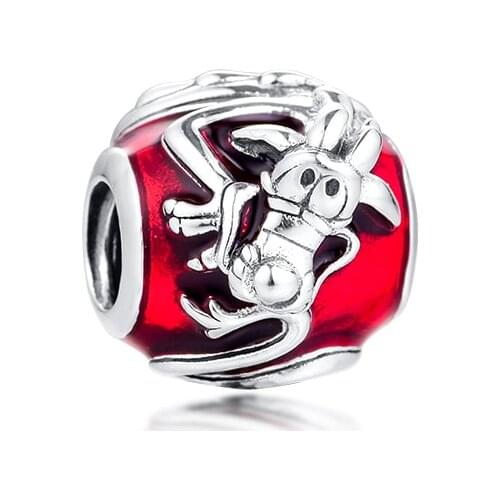 Beads For Jewelry Making Mulan Mushu Charm Sterling Silver Jewelry Fashion Charms Fits Original Silver Bracelets