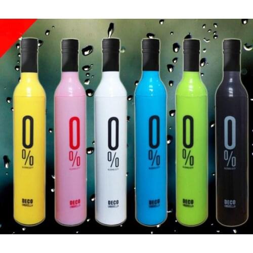 Bottle Umbrella Fashion umbrellas Wine Bottle Umbrella 3-Folding Umbrella Fashion Creative Styles for choosing SN1117