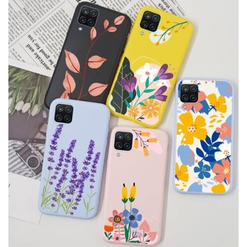 Watercolor Flower Case For Samsung Galaxy A32 A12 A52 A72 A51 A71 A31 A40 A50 A70 A21S A11 TPU Cover Silicone Soft A 32 4G 5G