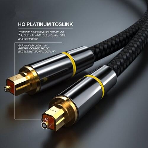 Digital Fiber Toslink Optical Audio Cable For TV XBox 360 PS4 Speaker HIFI SoundBar Home Theater Amplifier Subwoofer SPDIF Cable