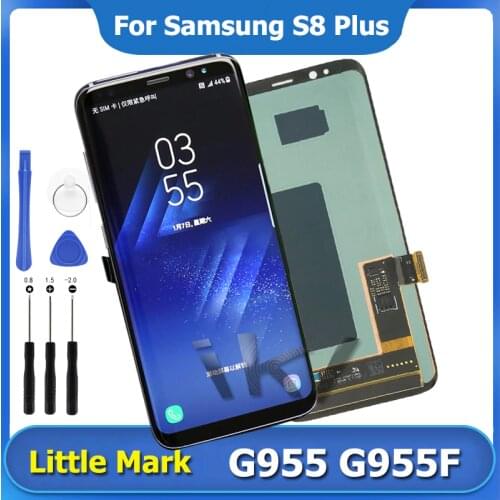 G955 G955F S8+ SUPER AMOLED For SAMSUNG Galaxy S8 Plus 6.2 Inch LCD Display Repair Touch Screen Digitizer Screen Replacement