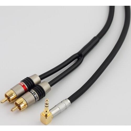 RCA Cable HiFi Stereo 2RCA to 3.5mm Audio Cable AUX RCA Jack 3.5 Y Splitter for Amplifiers Audio Home Theater Cable RCA