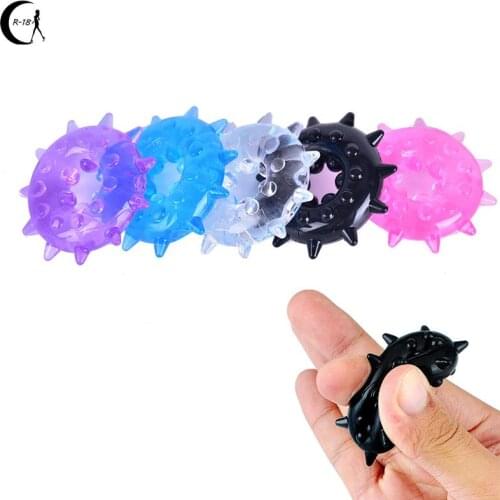 Silicone Lock Penis Cocking Sex Rings Snowflake Penis Rings Delaying Ejaculation Cock Ring Sex Toy for Men Exotic Accessories