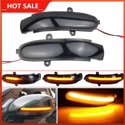 Flashing Water Dynamic Indicator Blinker For Mercedes Benz C Class W203 S203 CL203 2001-2007 LED Turn Signal Side Mirror Light