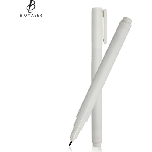 Microblading Tattoo Skin Marker Eyebrow Marker Pen with Measuring Ruler Tattoo Skin Marker Pen Microblading Supply