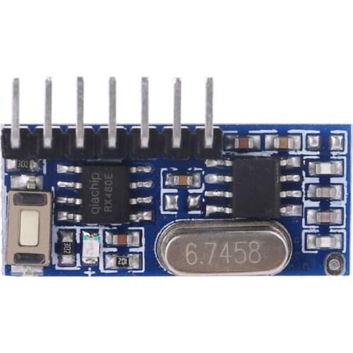 433 MHz RF Code Learning Receiver Module 1527 Wireless Decoder 4 Output Channel For Remote Control