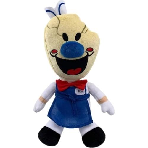 New Arrival 25cm Horror Game Plush Toys Cartoon Character Ice Scream Rod Soft Dolls Kids Halloween Gifts Funny Stuffed Toy