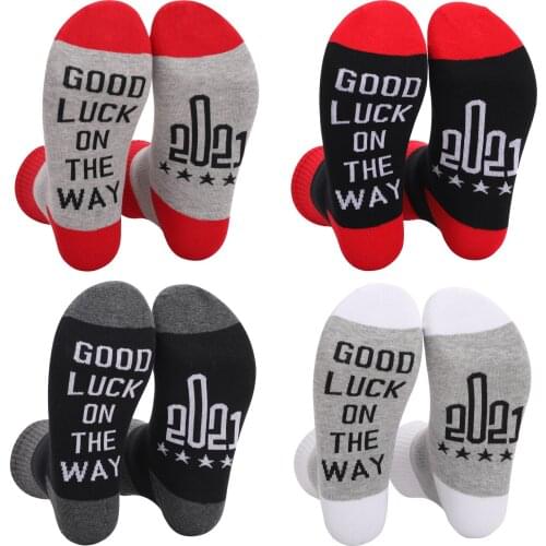 2021 New Hot Sale Men Socks Casual Letter Printed Autumn/Winter Warm Cotton Socks Unisex Women Socks High Quality Low Price