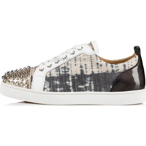 New Product Rivet Decorated Casual Shoes Fashion Lace-Up Autumn Comfortable Canvas Casual Men Shoes