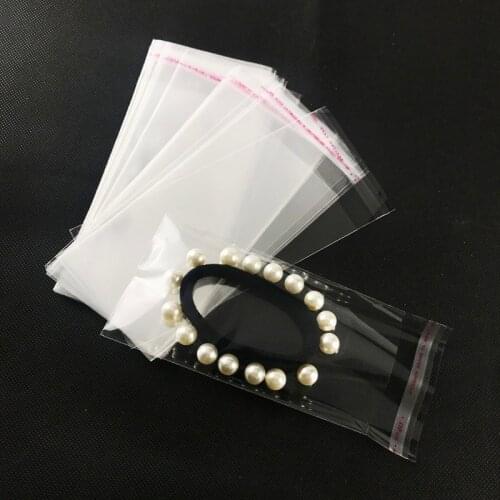7x15cm Resealable Plastic Transparent Bags Clear Cellophane Self-adhesive Plastic Opp Bag Packing Storage Poly Gift Bags