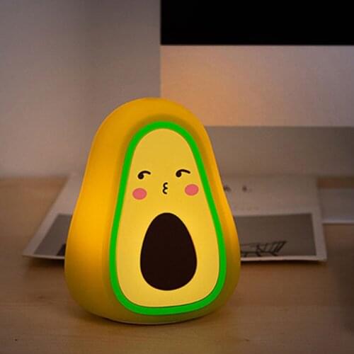 Cute LED Night Light Soft Silicone USB Rechargeale 3 Modes Lighting Touch Sensor Switch Bedroom Bedside Lamp Children Gift