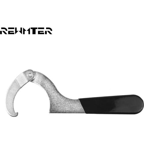 Universal Motorcycle Shock Adjustment Spanner Wrench Tool Spring 2 to 4- 3/4 inches Steel For Honda For Harley