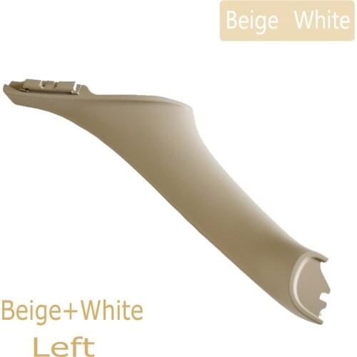 Inside Door Handle Left Right Car Interior For BMW F11 LCI 550i M550dX 2012-2017 Beige Black Inner Handle Pull Trim Cover