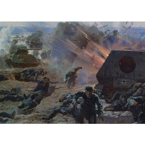 WW2 Russia Soviet USSR CCCP Patriotic War Bombed Retro Vintage Kraft Poster Canvas Painting Wall Sticker Home Decor Gift