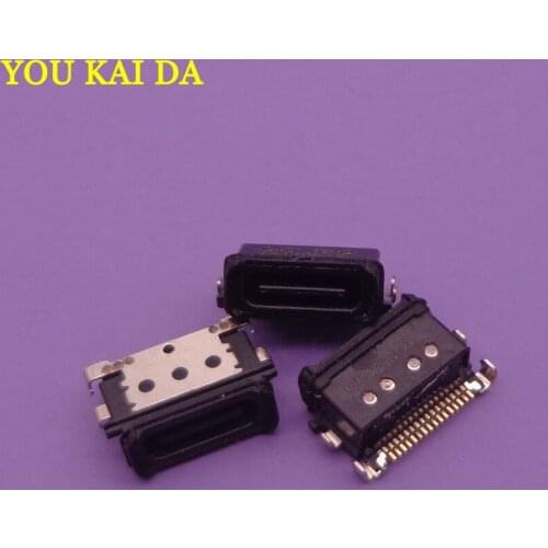 100pcs/lot Micro USB Connector Jack Charging Socket port plug dock female Replacement repair Parts for Huawei mate 9 MT 9