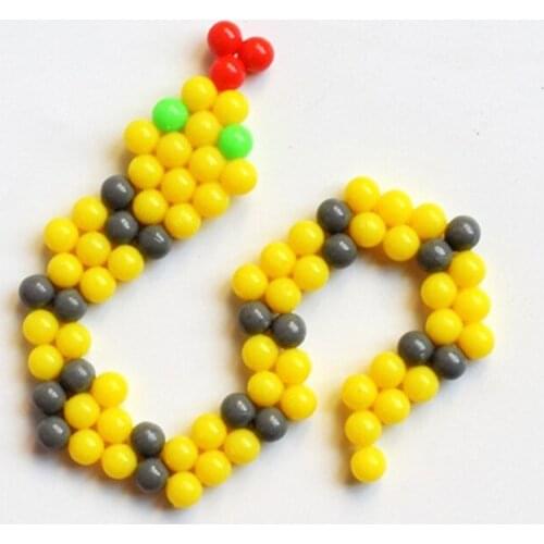 3000 pcs Refill Beads Ball Set Compatible with Sticky Pearl Beads Hobby DIY Childrens Gift for Birthday can CSV