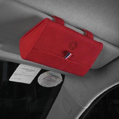 Car Styling Sunshade Glasses Box Sun Visor Storage Box Clip Clamp Card Holder For 450 451 453 Smart fortwo forfour Accessories