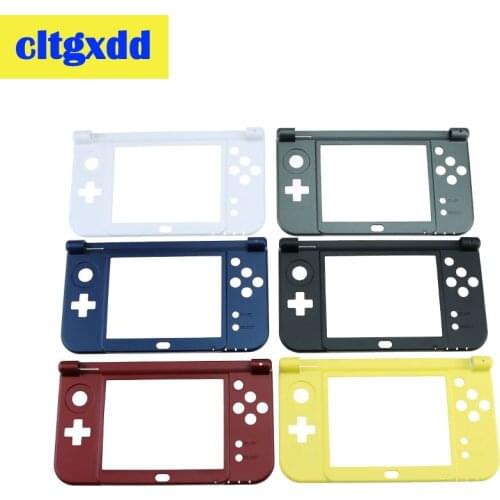 Cltgxdd Middle Frame Replacement Kits Housing Shell Cover Case Bottom Console Cover for Nintendo For New 3DS XL / LL Game