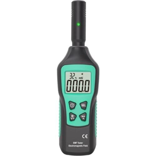 EMF Meter Electromagnetic Radiation Detector Digital Magnetic Field W-ave Radiation Dosimeter Tester Monitor 40JE